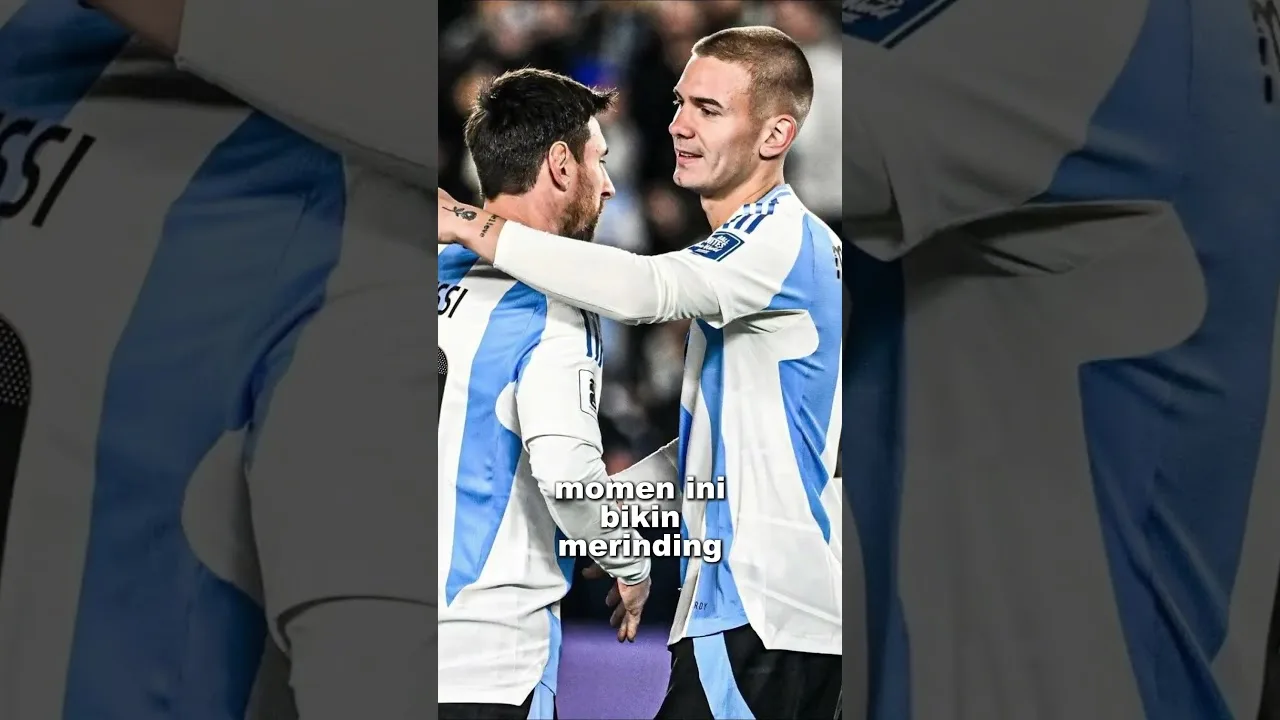 Mastantuono n’est pas né lorsque Messi a fait ses débuts dans l’équipe nationale argentine 😄