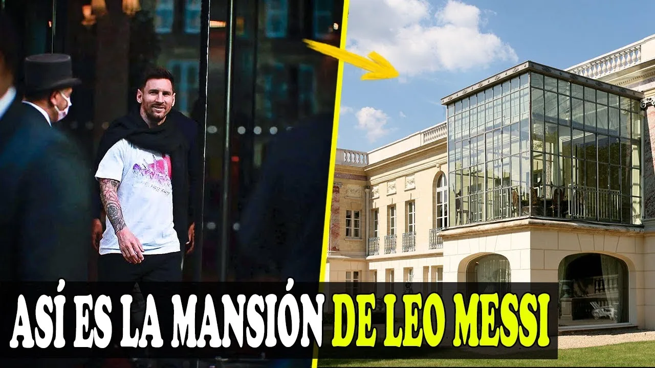 ASÍ ES LA MANSION DONDE VIVE LEO MESSI EN PARIS