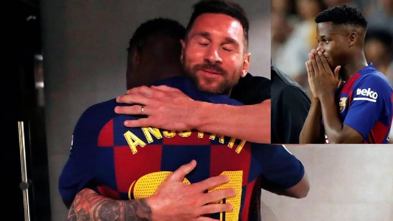 The Day Ansu Fati Finally Meet the Greatest Leo Messi