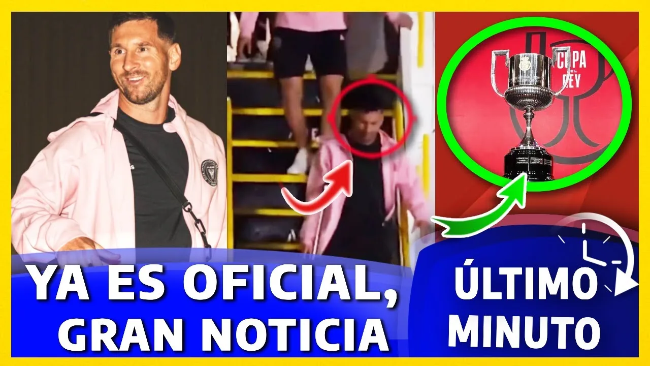 ¡OFICIAL!  ÚLTIMA HORA de LEO MESSI MALA NOTICIA para el