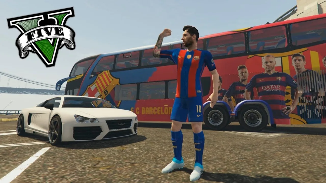 GTA V PC MODS – UN DIA EN LA VIDA DE LEO MESSI – ElChurches