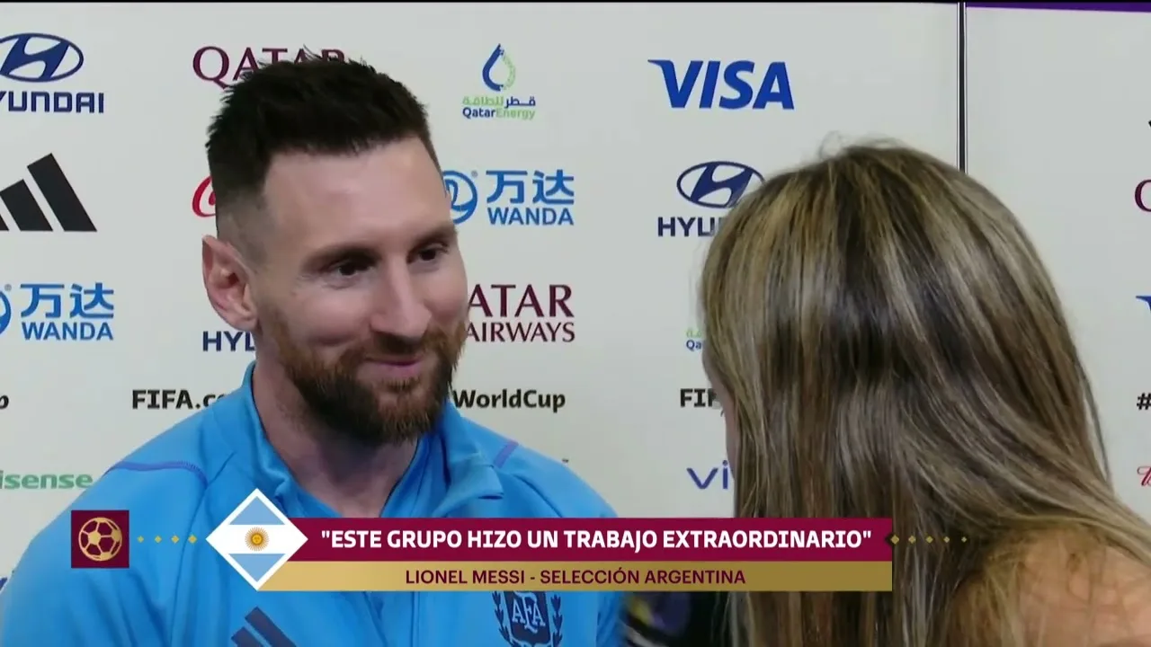 Leo Messi con Sofi Martinez