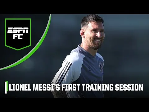 Lionel Messi’s FIRST TRAINING SESSION with Inter Miami [FULL