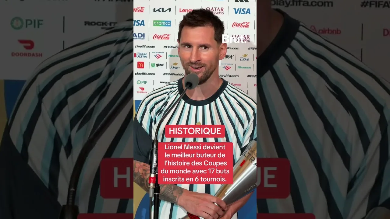 Lionel Messi devient le meilleur buteur de l’histoire des Coupes du monde