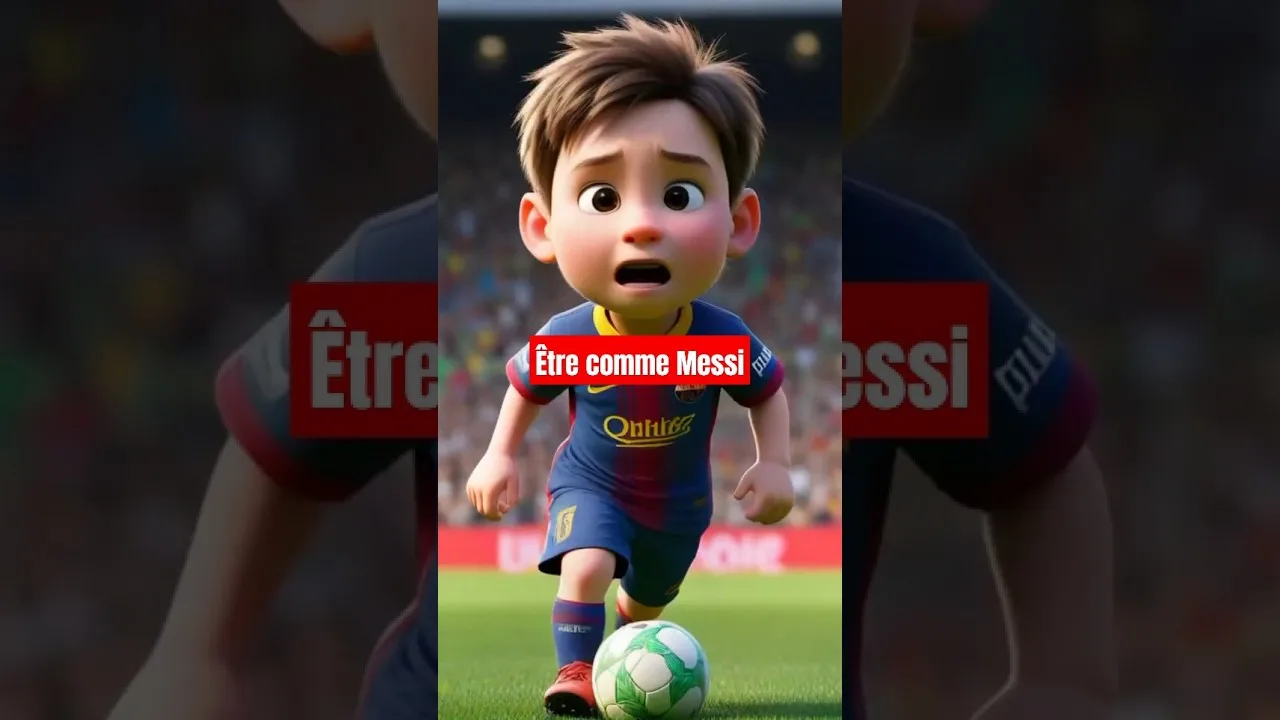 IL RÊVAIT DE DEVENIR COMME Leo Messi #disney #ias #ronaldo #pixar #football