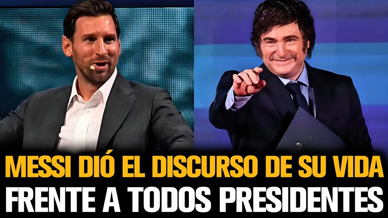MESSI A FAIT LE DISCOURS DE SA VIE DEVANT TOUS LES PRÉSIDENTS