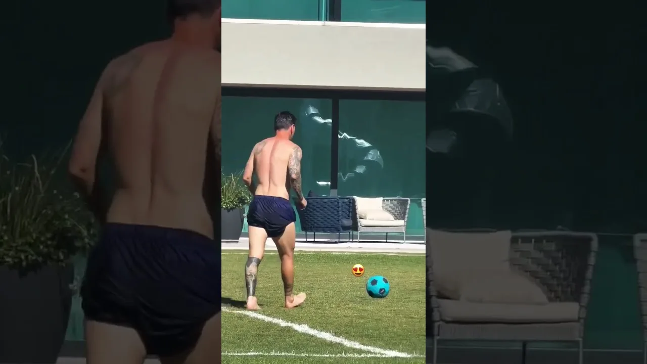 Leo messi chilling at home #messi #shorts #soccer #goat #edits