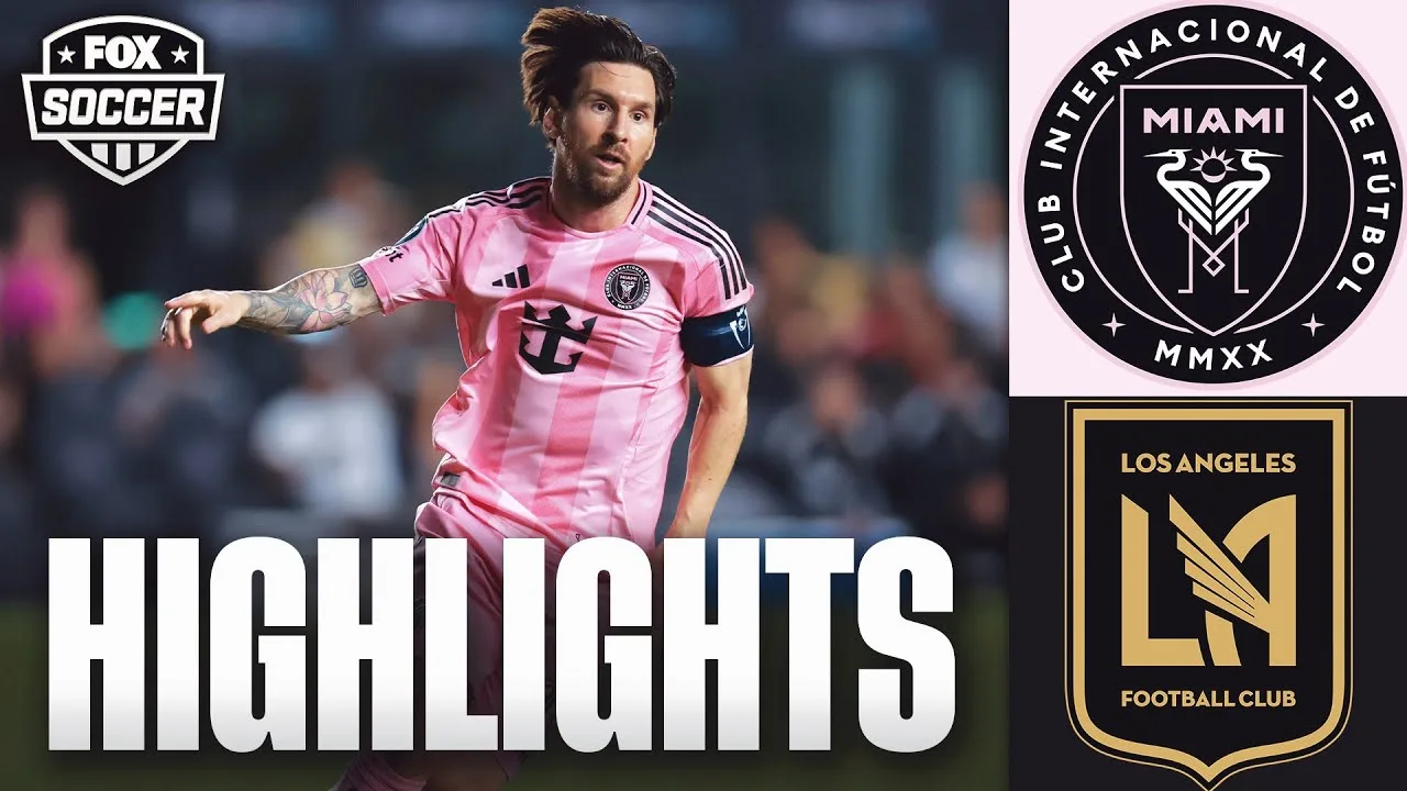 Inter Miami Vs. LAFC Faits saillants | Coupe des champions de la CONCACAF | Football