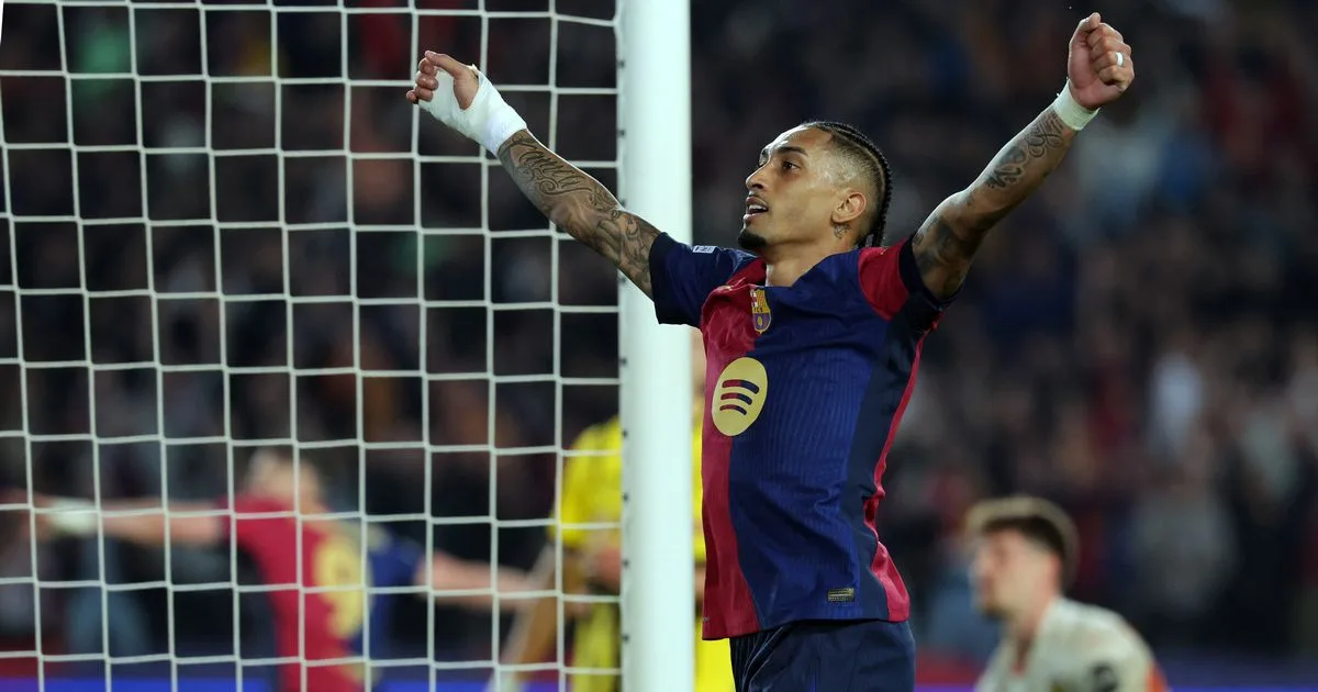 Raphinha est égal à un record incroyable de Lionel Messi pour laisser Barcelone au bord