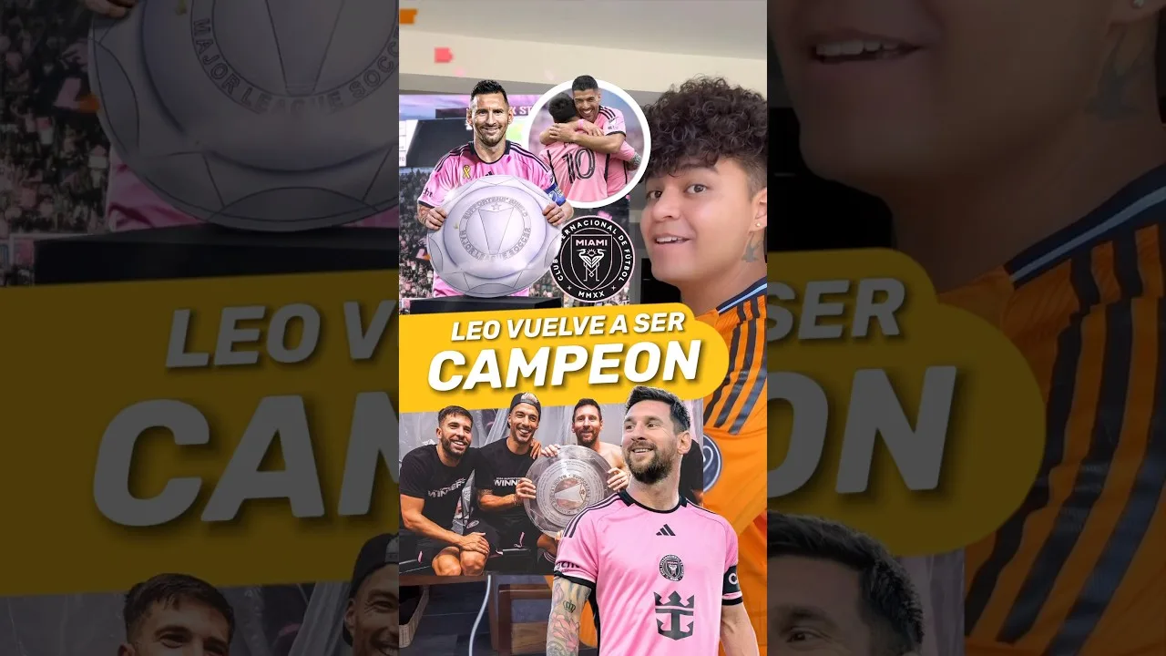 😨 LEO MESSI EST DE NOUVEAU CHAMPION !!️ #shorts #joshjuanico #messi #intermiami