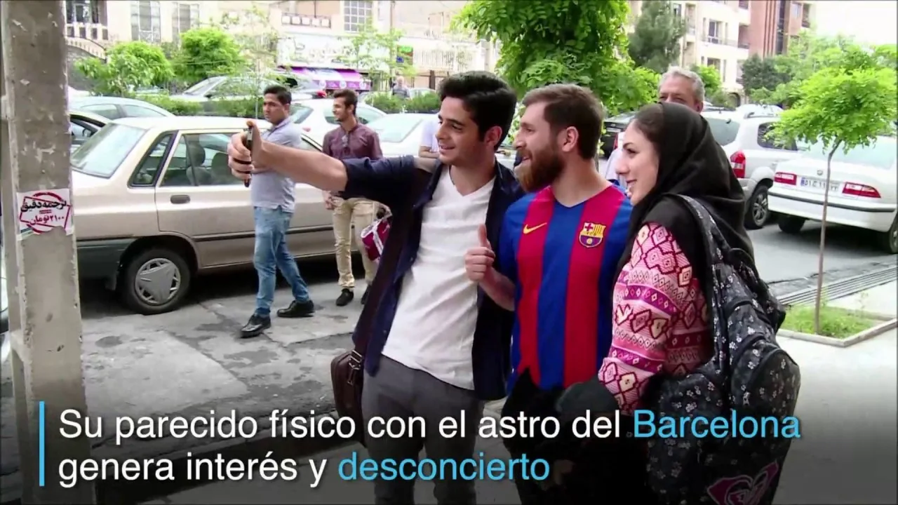 El "gemelo" iraní de Lionel Messi