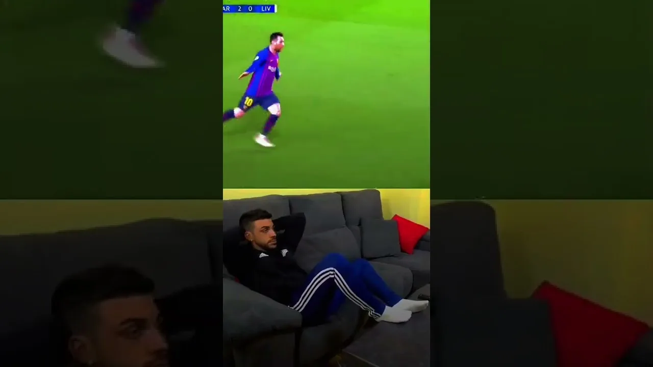 Djmario reacciona al golazo de Leo Messi ante el Liverpool