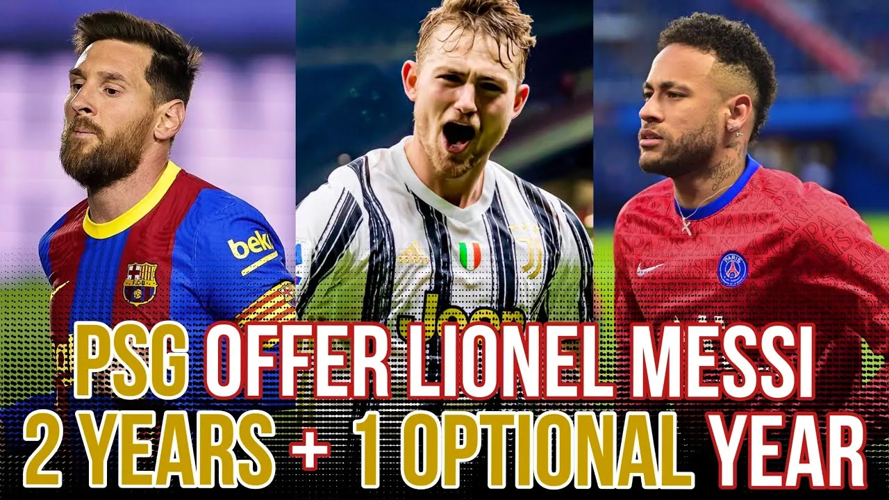 PSG will OFFER LIONEL MESSI a 2 YEAR CONTRACT + 1 Optional