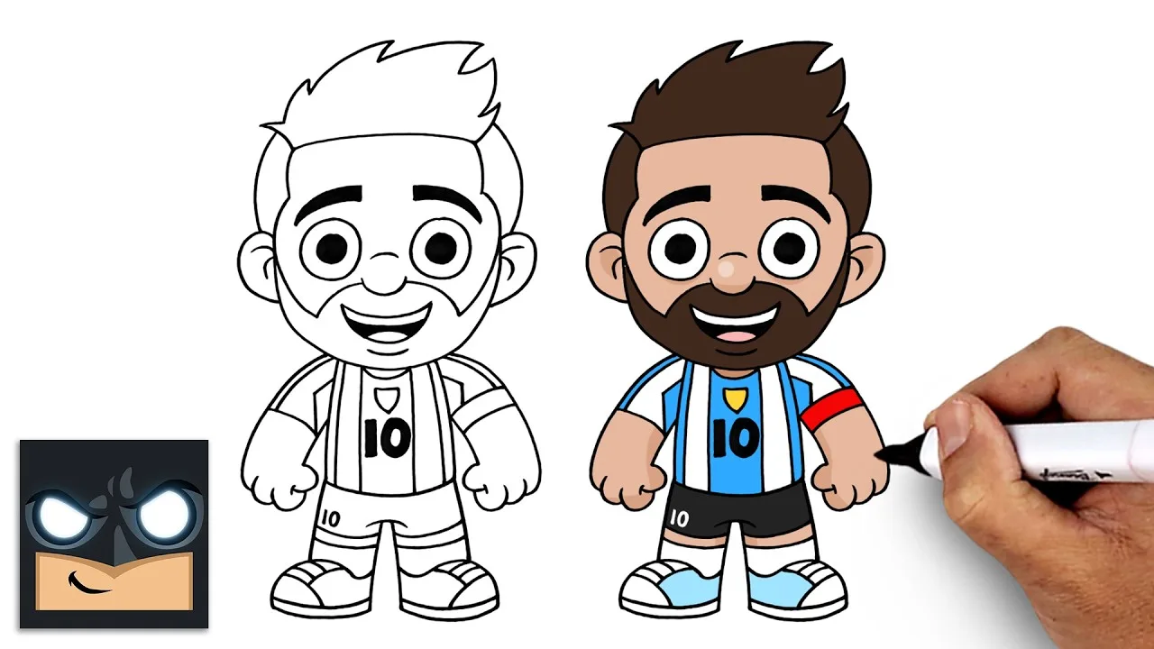 Comment dessiner Lionel Messi | Coupe du monde 2026