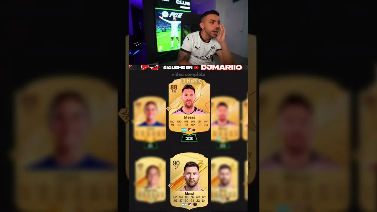 LIONEL MESSI EN EA FC 25 🥲 #djmariio
