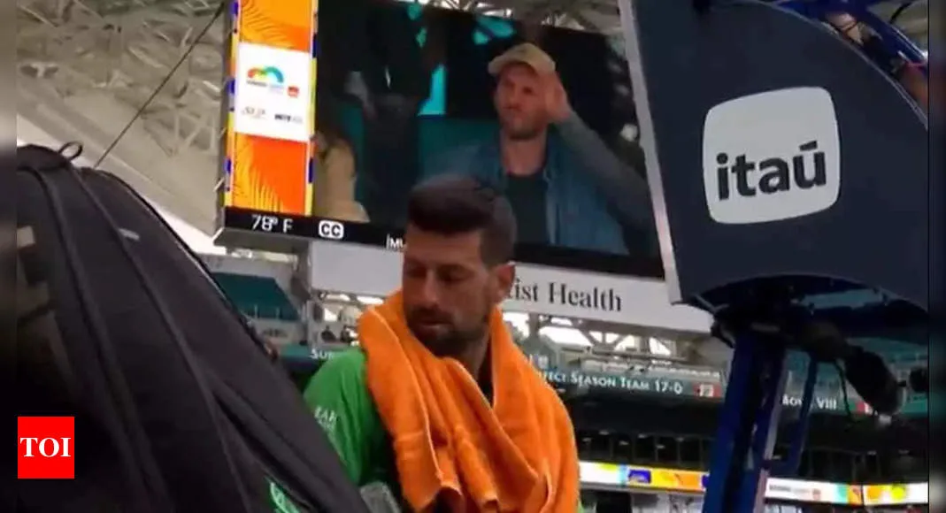 Lionel Messi regarde Novak Djokovic Enter Miami Open Final, pour affronter Jakub collant | Nouvelles de tennis