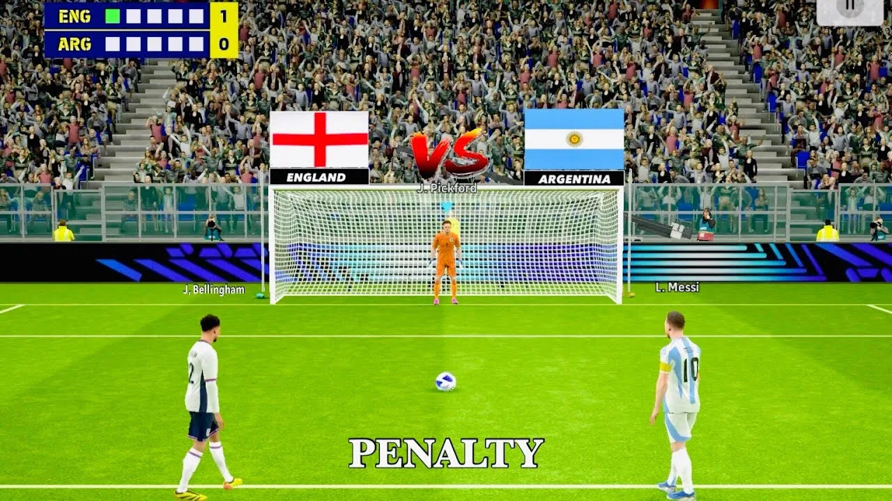 Argentine 🇦🇷 vs Angleterre 🏴󠁧󠁢󠁥󠁮󠁧󠁿Penalty Kick 🥰| Leo Messi contre Jide Bellingham 🔥