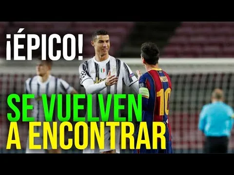 EL EFUSIVO ABRAZO ENTRE LIONEL MESSI Y CRISTIANO RONALDO EN