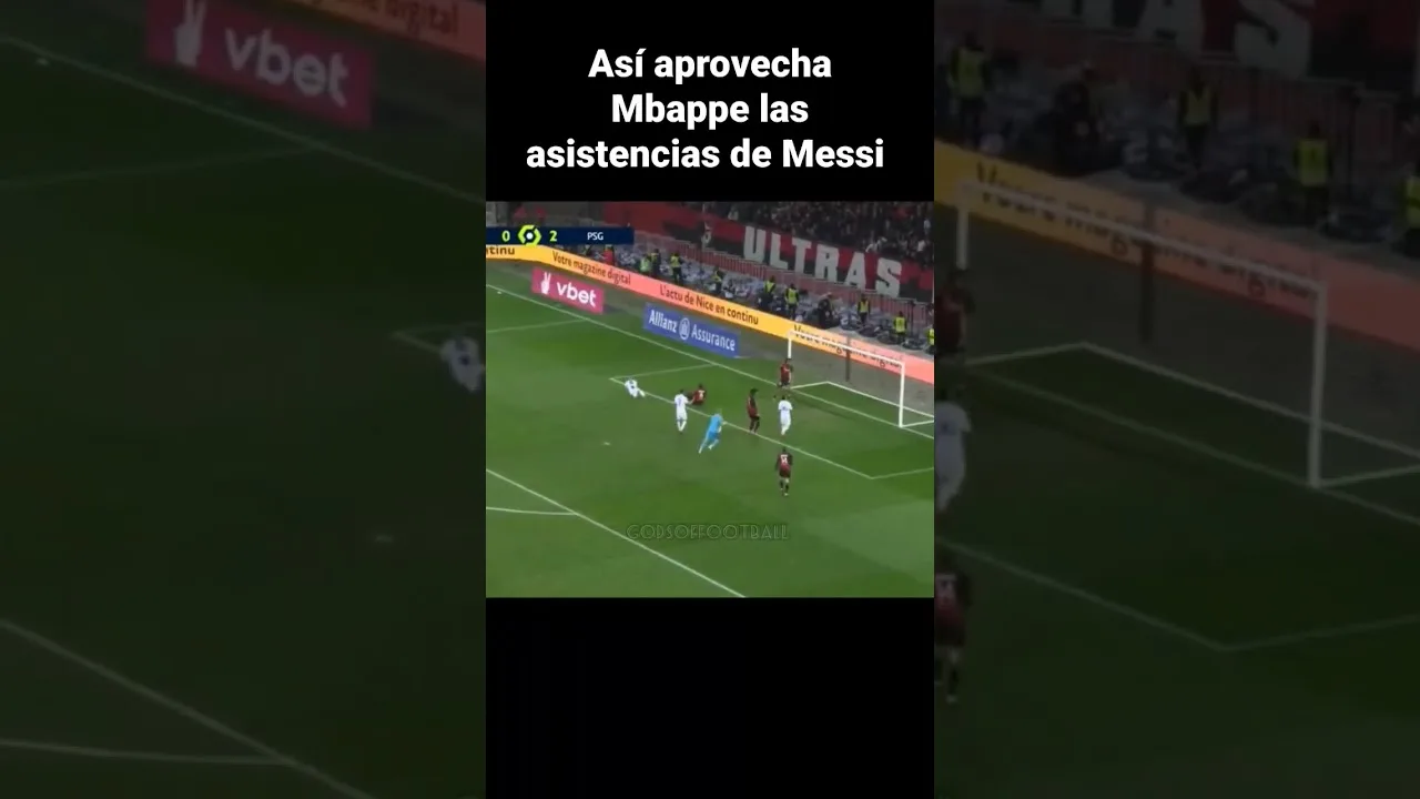 Así aprovecha Mbappe las asistencias de Leo Messi ¡¡hay la