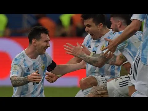 Lionel Messi Breaks to Tears after Copa America 2021 Win