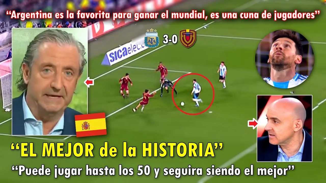 « C’est éternel » les journalistes espagnols se rendent à Messi et à l’Argentine après avoir gagné contre le Venezuela 3-0 aujourd’hui