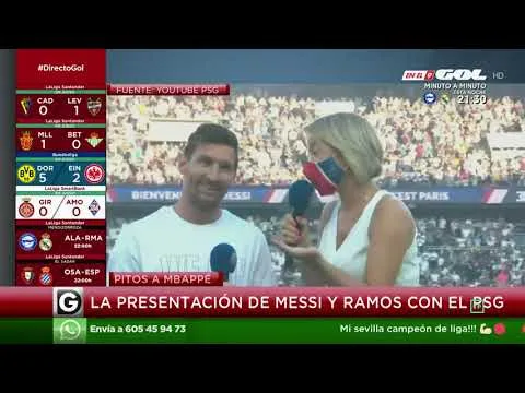 Locura en la presentación de Leo Messi en el Parque de los
