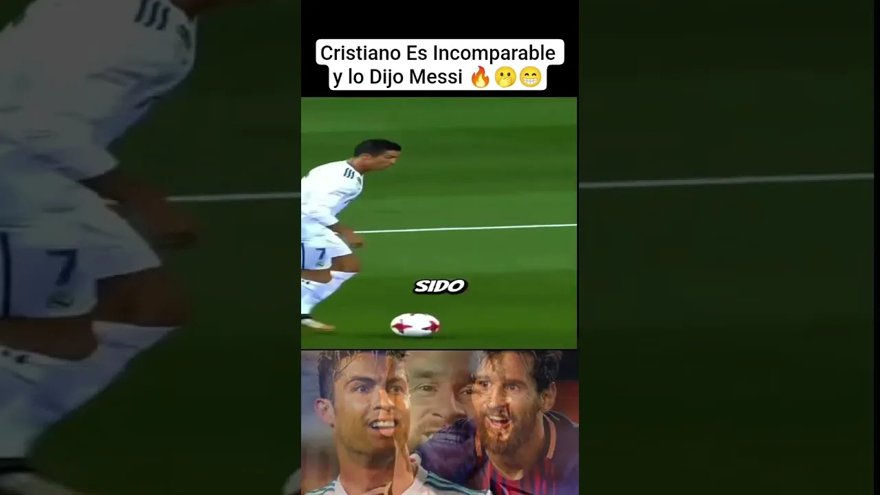 La Humildad de Leo Messi reconocer a Cristiano como el 2 goleador de la Historia #leomessi