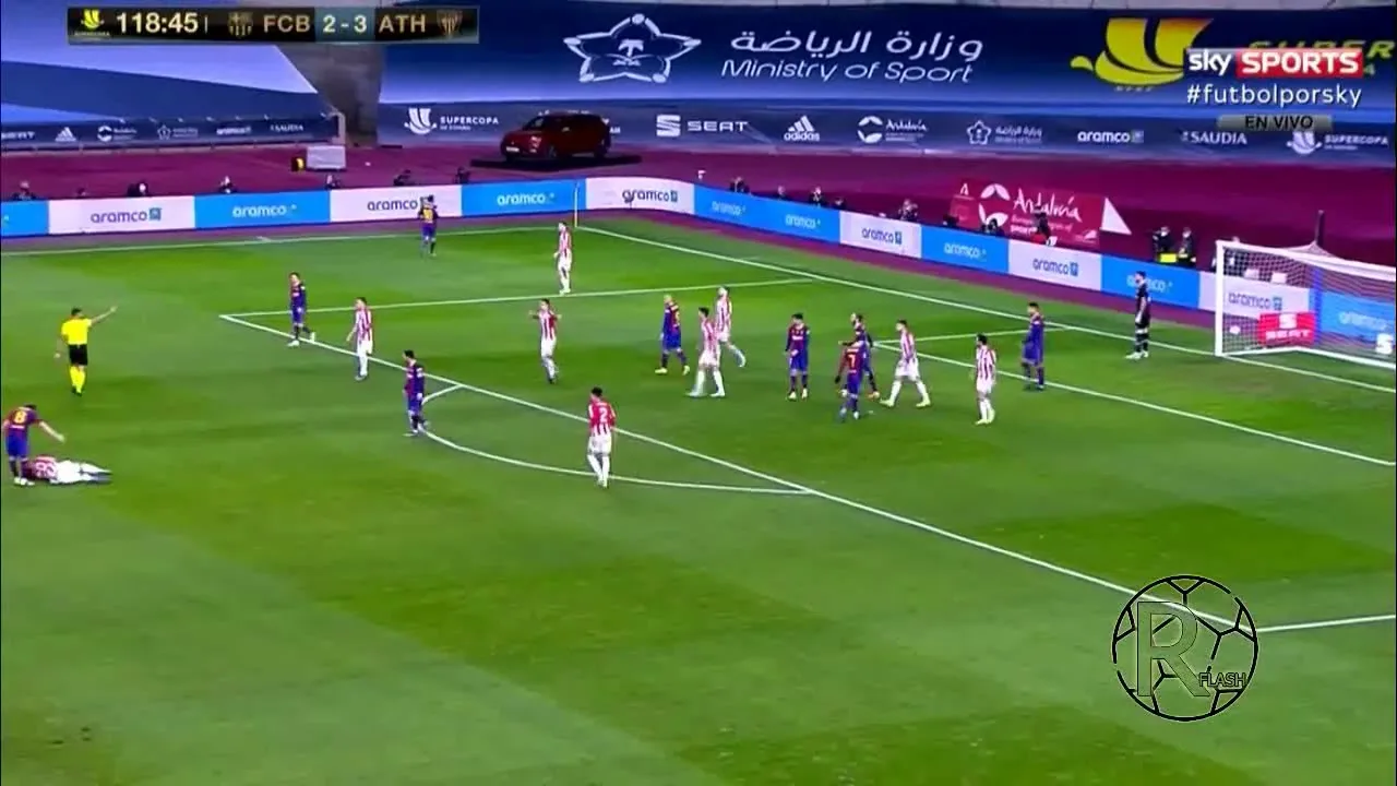 Expulsión de Lionel Messi – Final Supercopa de España –