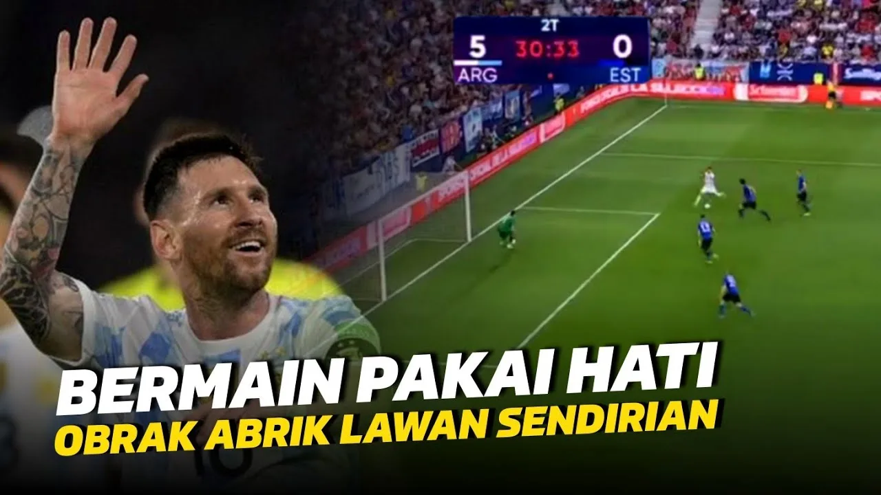 GOAT ORI!! NO TIPU²Lihat Aksi Gila Leo Messi Saat