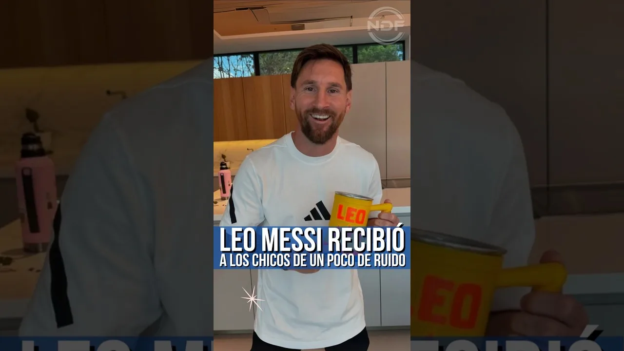 Leo Messi a reçu les garçons d’un peu de bruit à la maison 😱