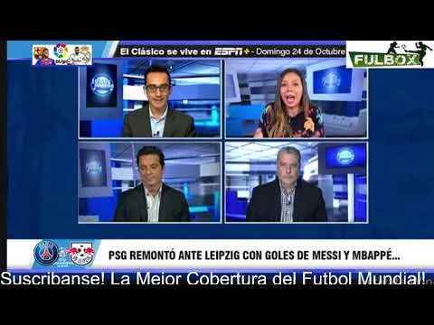 Leo Messi SALVA al PSG con doblete VICTORIA 3-2 RB Leipzig