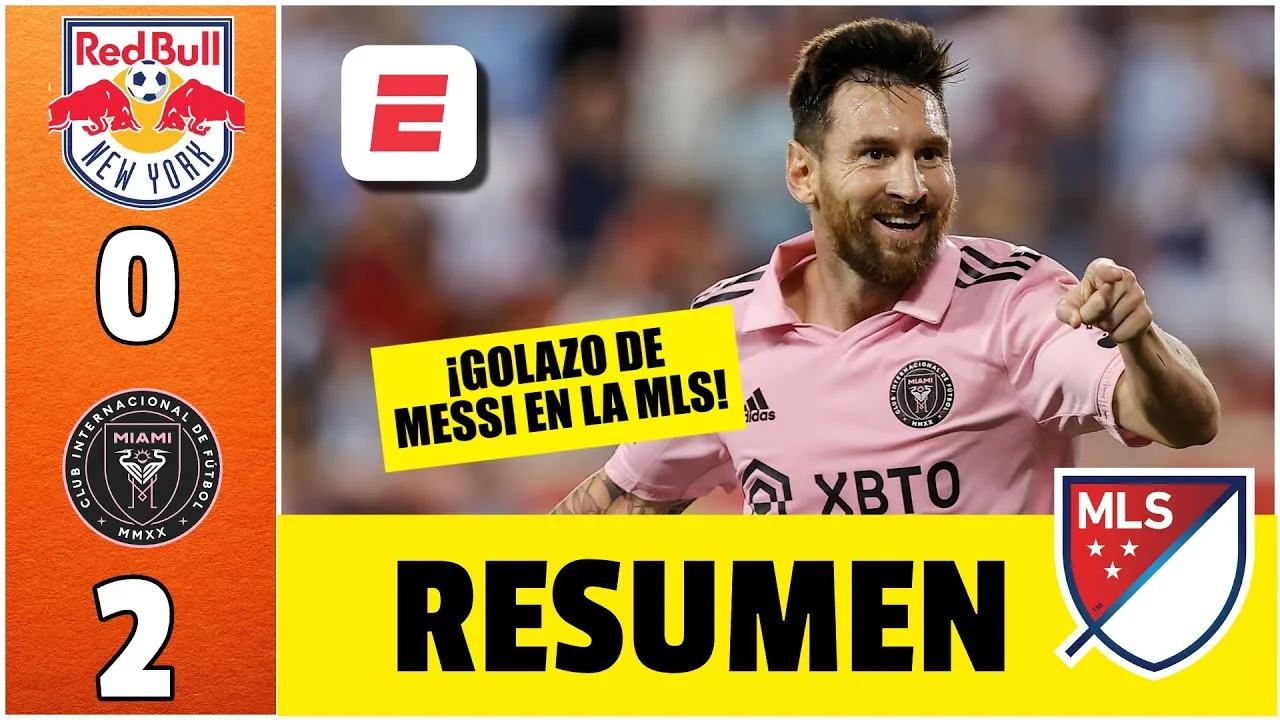GOLAZO DE MESSI. El INTER MIAMI venció por 2-0 vs New York