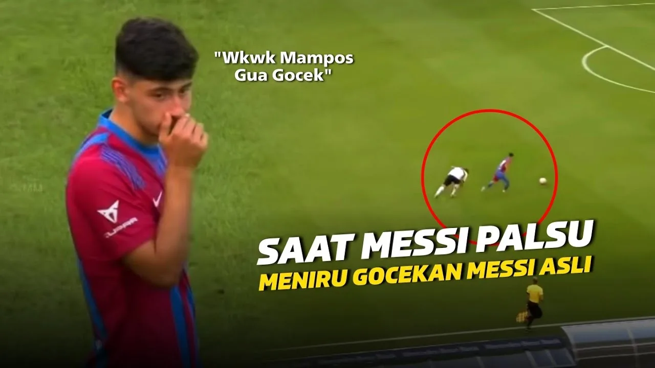 SEMAKIN MIRIP MESSILihat Aksi Yusuf Demir Saat Meniru