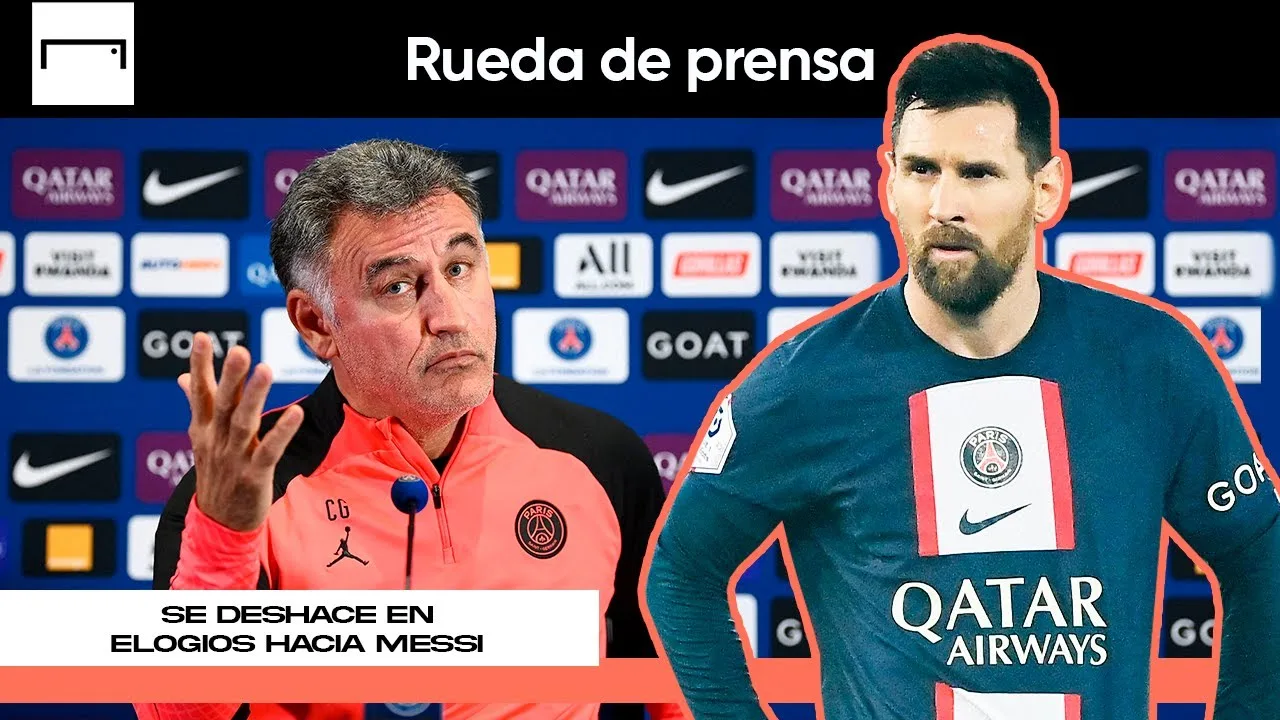 Christophe Galtier cree que Lionel Messi es el más grande en