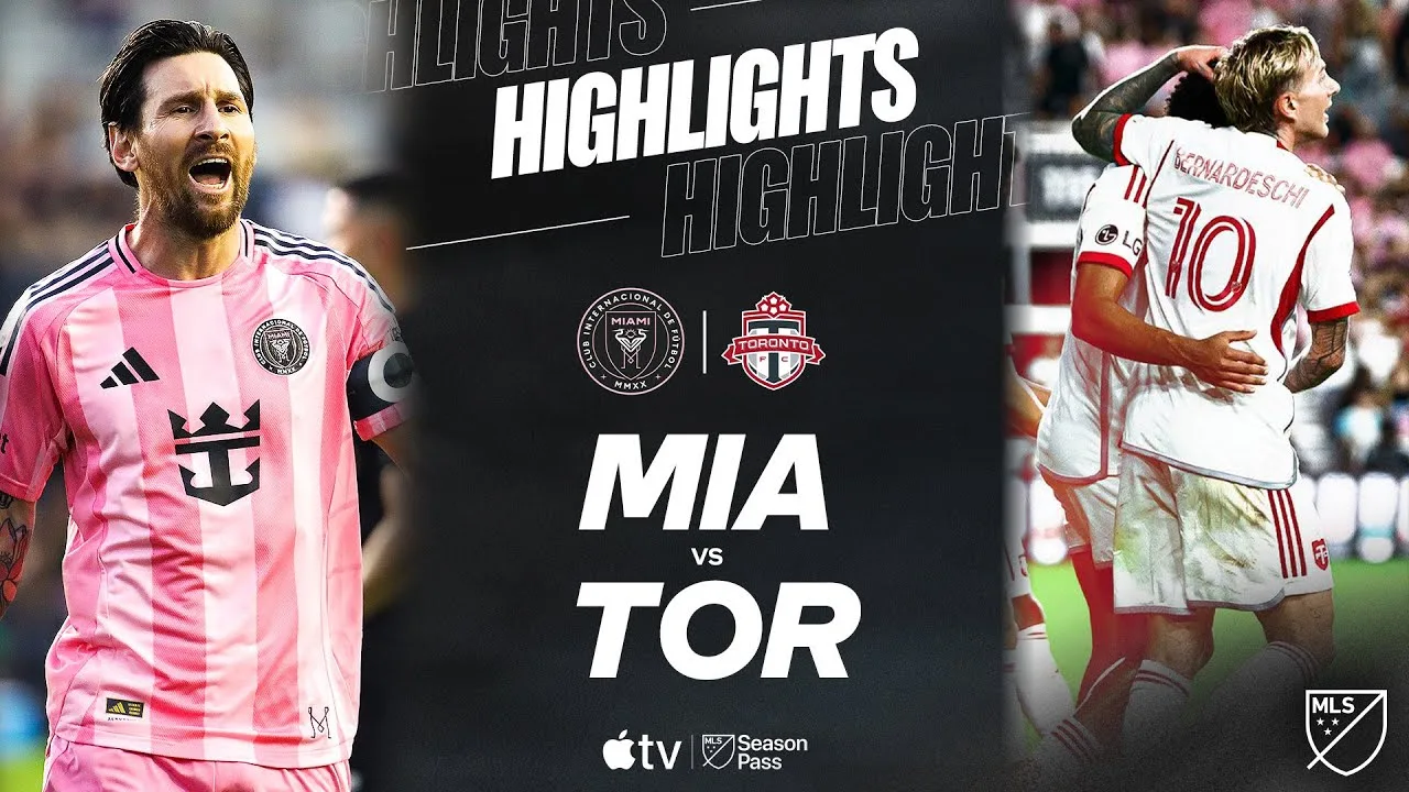 Inter Miami CF contre Toronto FC | Pilation des points forts du match complet | Messi contre Bernardeschi!