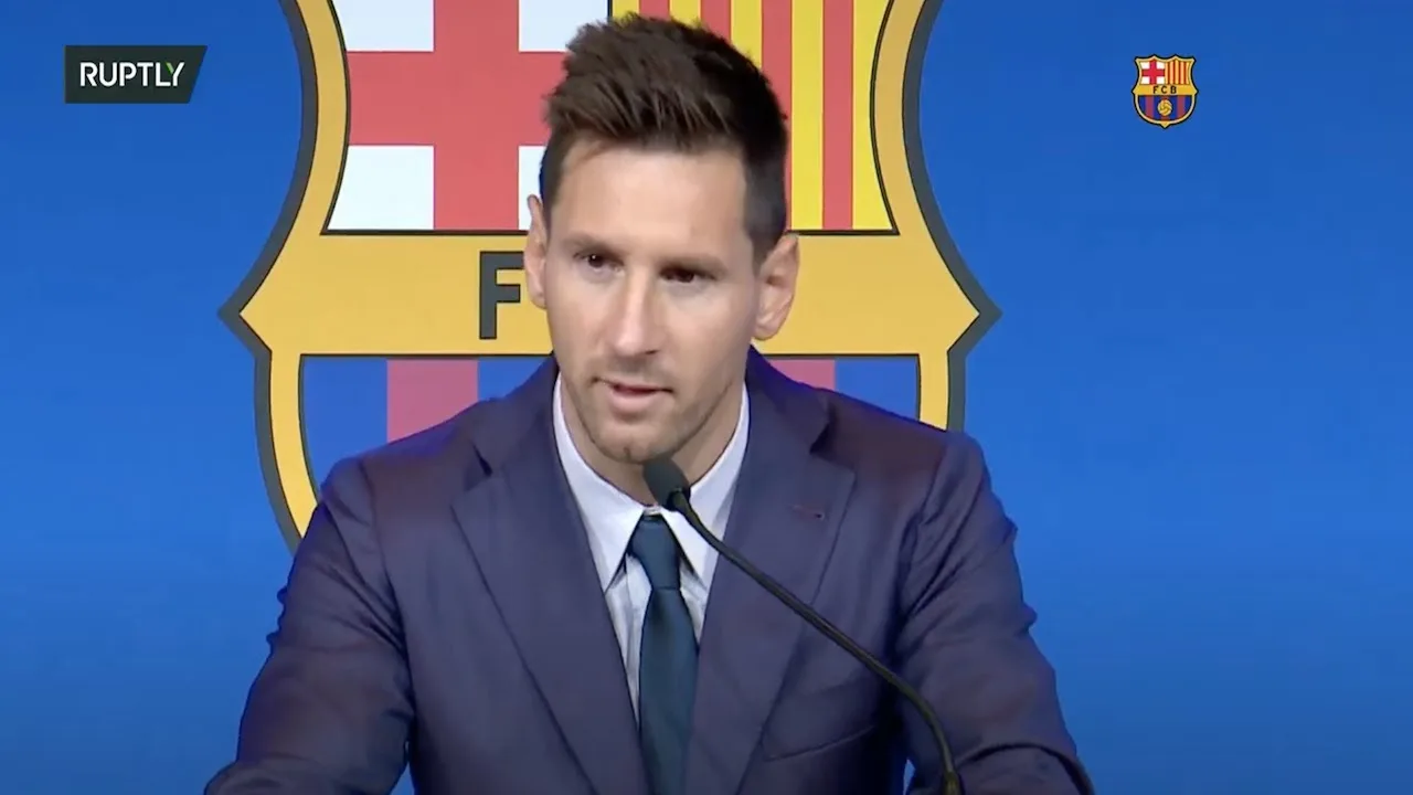 LIVE: Lionel Messi gives press conference on leaving FC