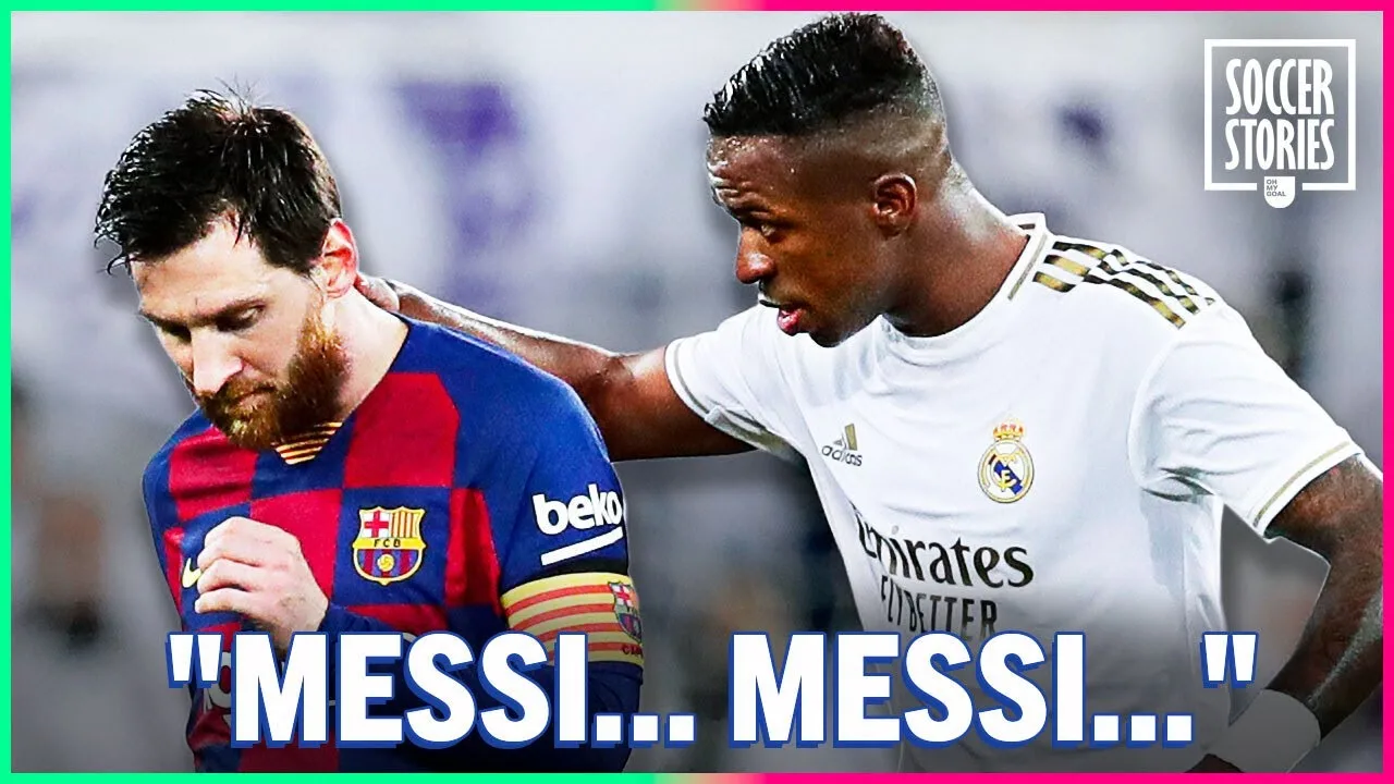 Ce que Vinícius Jr disait sur Leo Messi et le FC Barcelone
