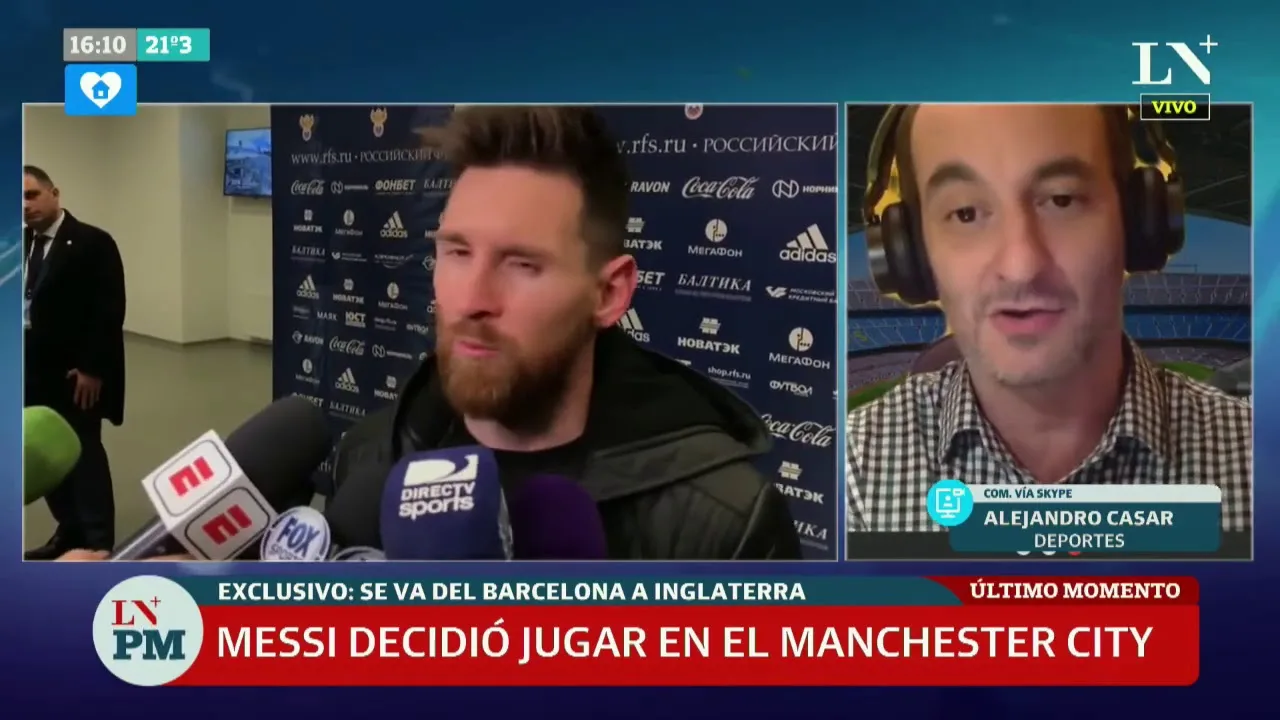 Lionel Messi da pasos para seguir su carrera en Manchester
