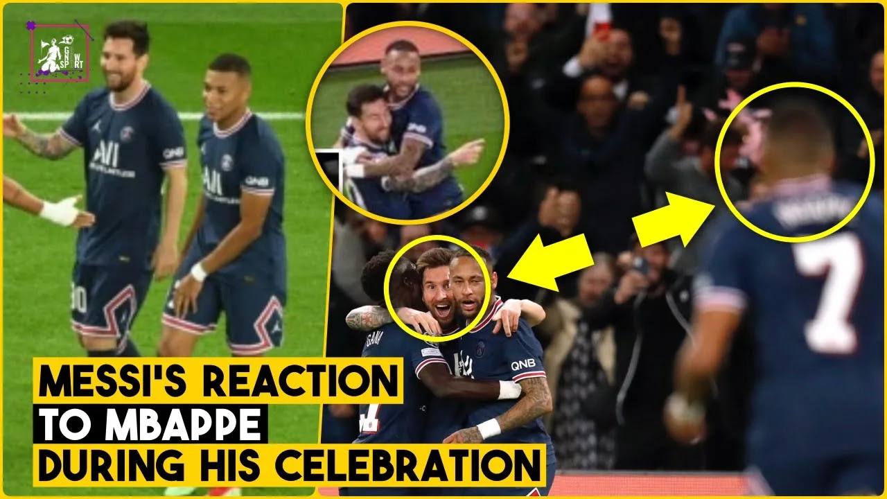 Lionel Messi Immediately Pointed At Mbappe in a fantastic