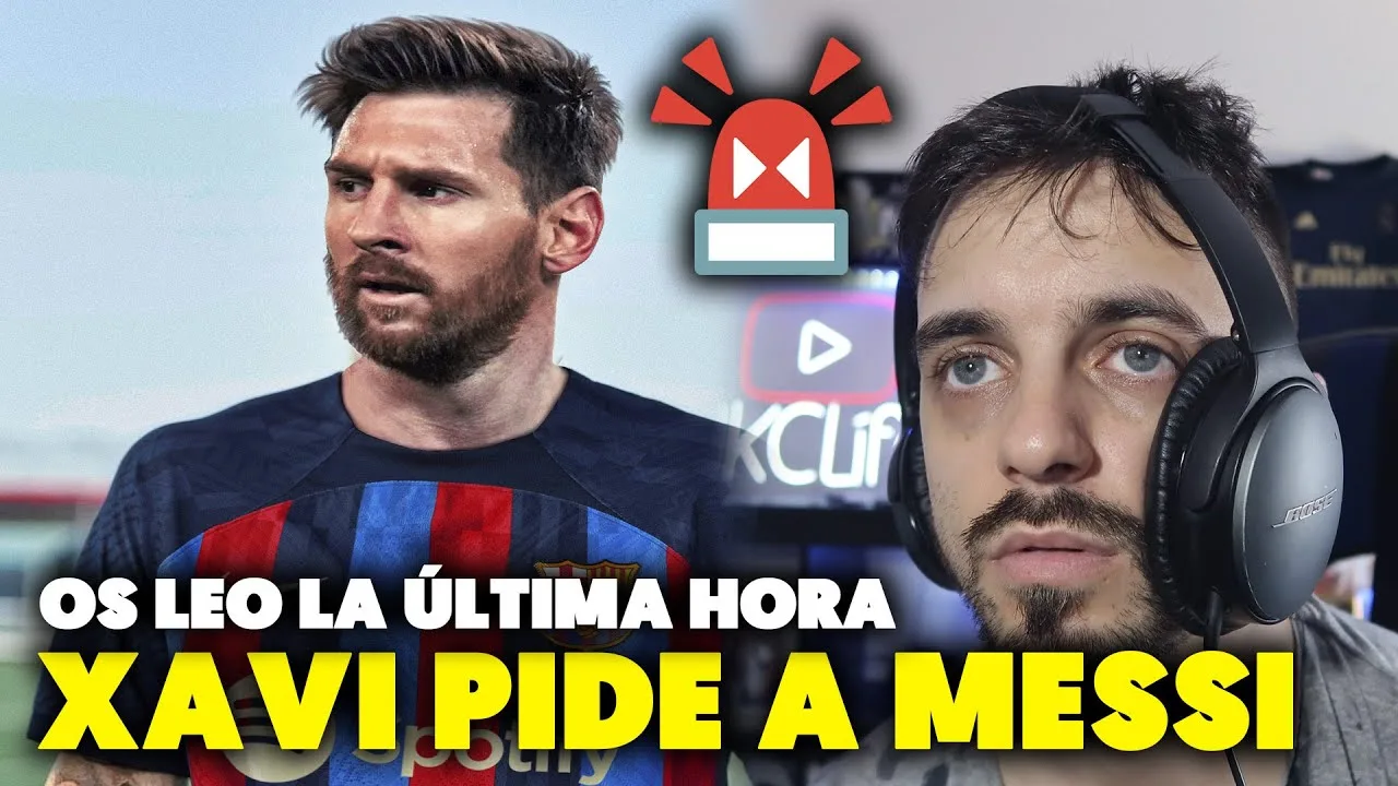 BOMBAZO SI ESTO ES CIERTO ¡¡XAVI HA PEDIDO EL FICHAJE DE