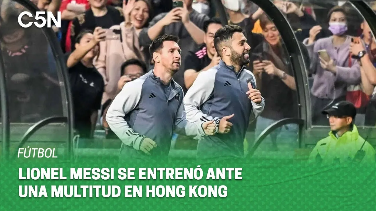 FOLIE TOTALE pour l’arrivée de LEO MESSI à HONG KONG