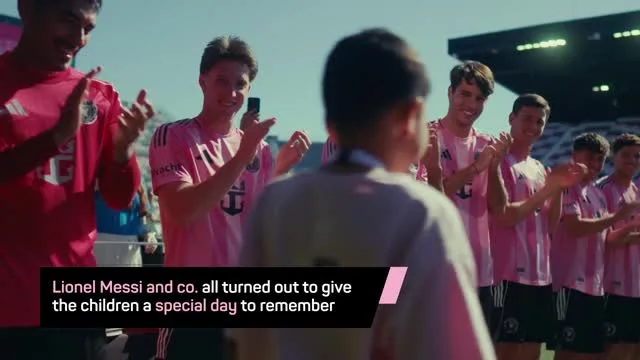 Les coéquipiers de Lionel Messi et Inter Miami aident les enfants de Make-A-Wish