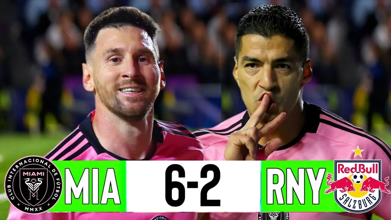 Les incroyables cinq passes décisives de Lionel Messi et le Hattrick magique de Luis Suarez contre les Red Bulls de New York