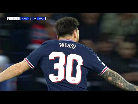 Lionel Messi 1st Goal for Paris Saint Germain #messi