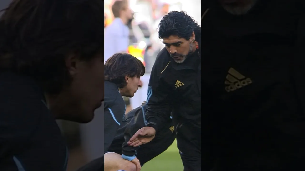 Lionel Messi & Diego Maradona 💙