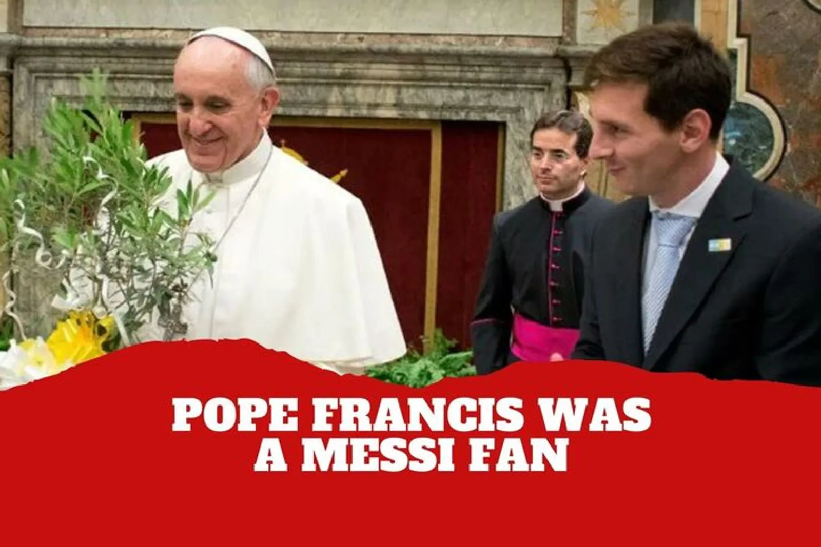 Le jour du pape François a rencontré Lionel Messi et le fan de Messi avoué a reçu un cadeau chaleureux