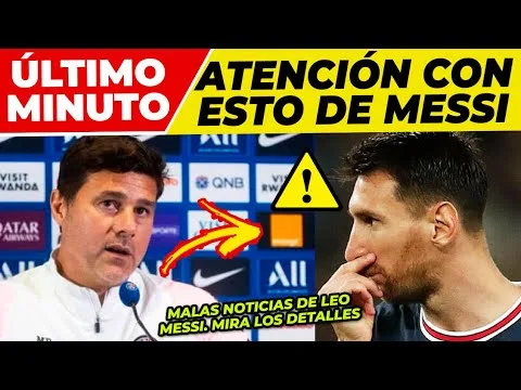 MALAS NOTICIAS de LEO MESSI  PELIGRO con el BALÓN de ORO