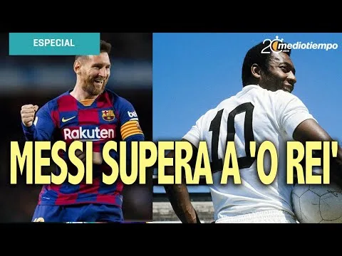 Lionel Messi supera a Pelé como máximo anotador en un solo