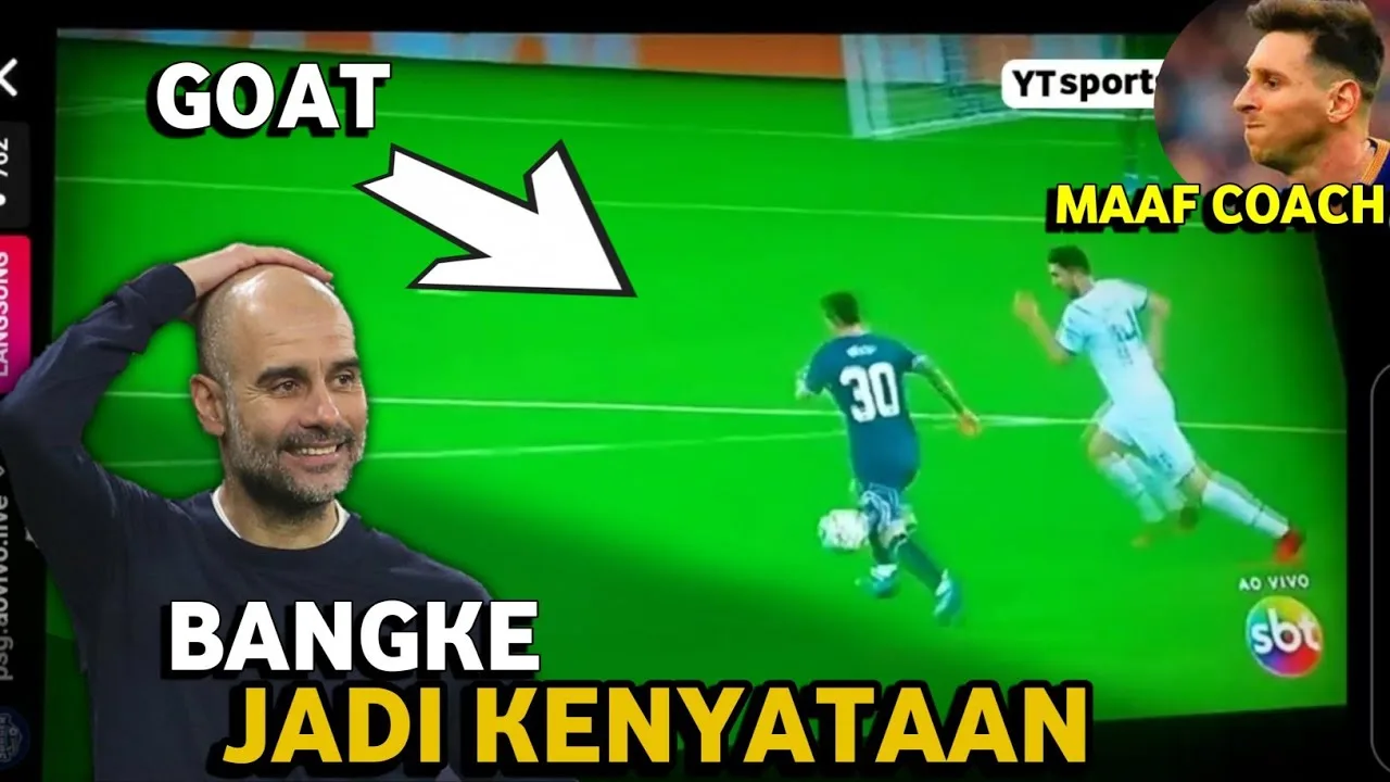 Detik-detik Leo Messi Cetak Gol BerkelasPep Guardiola