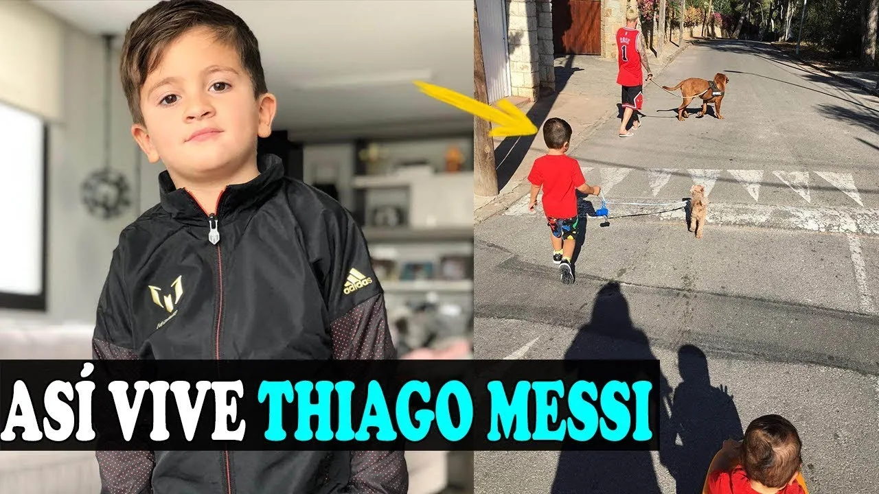 ASÍ VIVE THIAGO MESSI, EL HEREDERO DE LIONEL MESSI, CONOCE